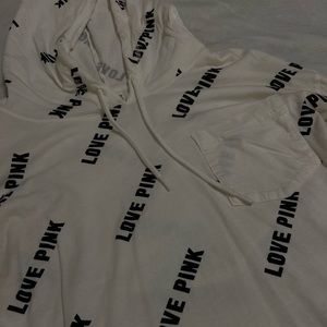 Pink white long sleeve